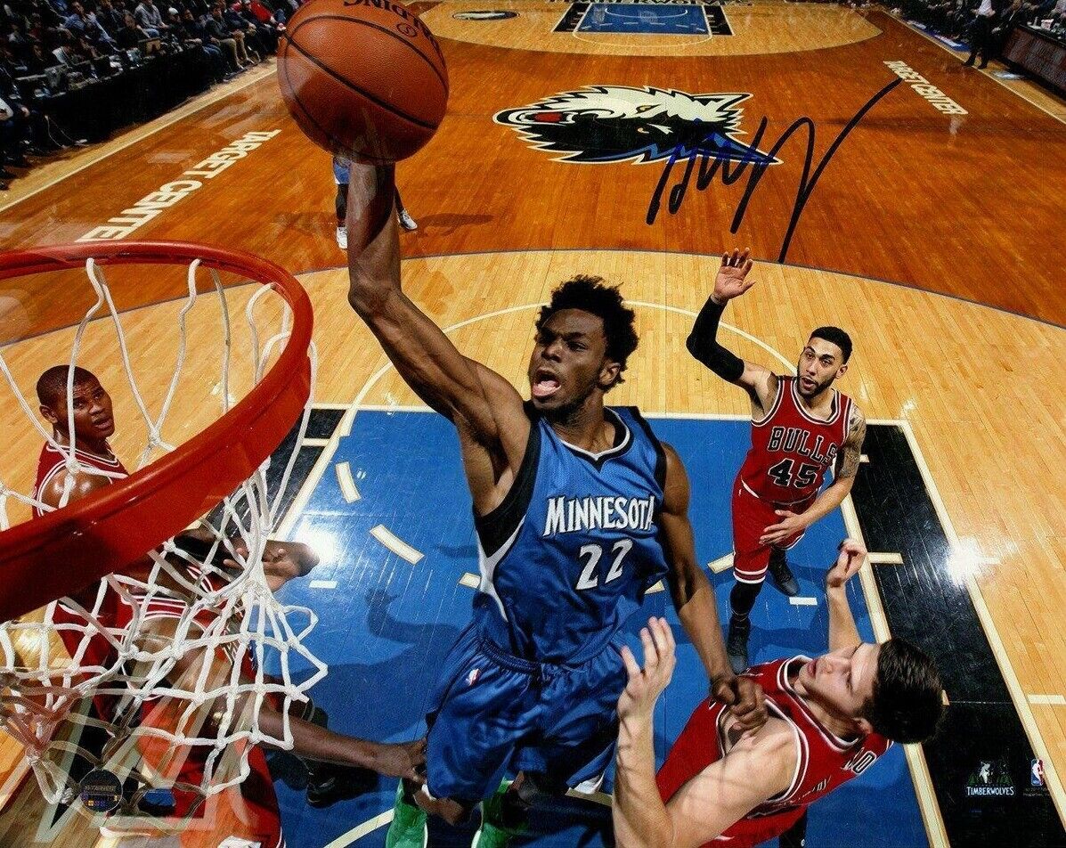 Andrew Wiggins Autographed Signed 8x10 Photo Poster painting ( Timberwolves ) REPRINT