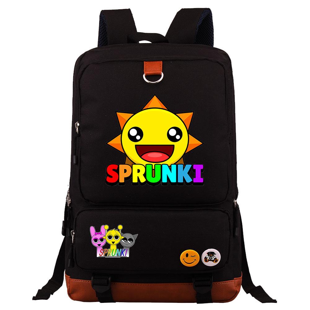 Mayoulove Sprunki Backpack Lightweight Design with Multiple Pockets for School Adventures-Mayoulove