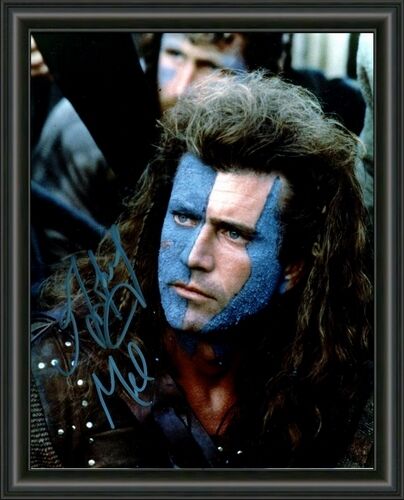 BRAVEHEART MEL GIBSON SIGNED - A4 AUTOGRAPHED Photo Poster painting POSTER -  POSTAGE