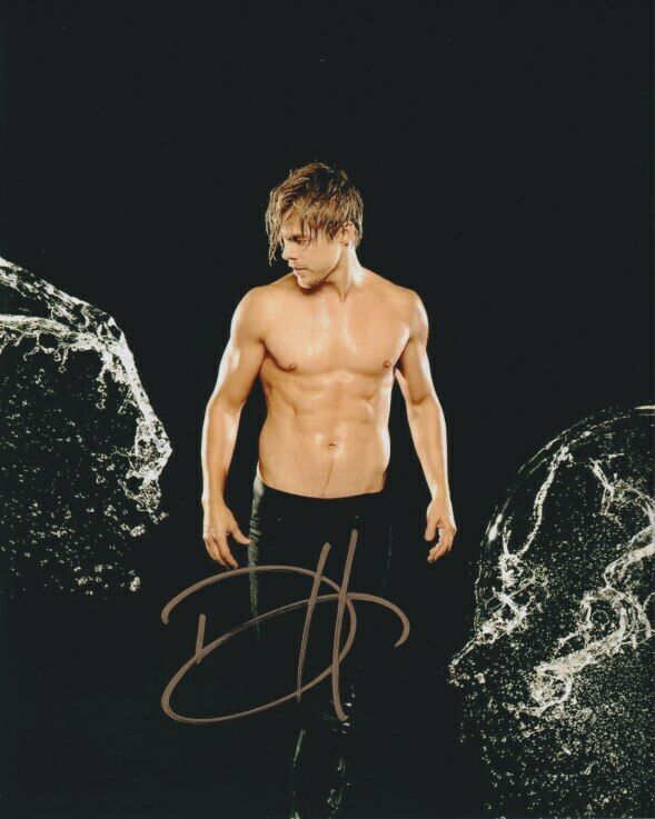 Derek Hough signed shirtless 8x10 Photo Poster painting in-person