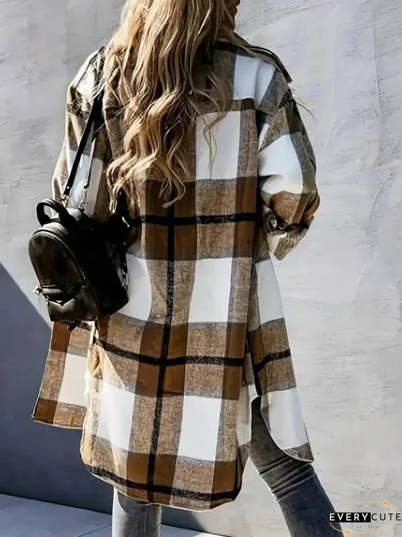 Trendy Plaid Jacket