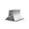 Desktop Laptop Stand - Versatile Vertical Laptop Stand Holds Three Devices | Perfect MacBook Stand Docking Station