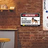 Beware Of Dog German Shepherd No Responsible For In Jury Or Death You Have Been Warned - Vintage Metal Signs - 30*40cm - Warning