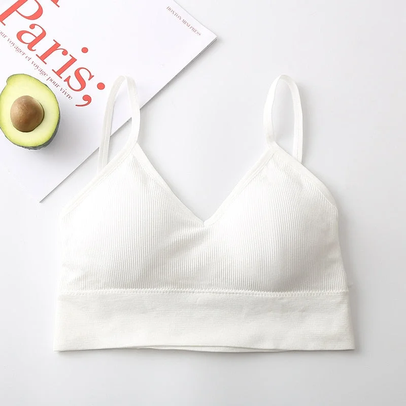 Women Tube Top Female Crop Top Push Up Bra Sport Active Bra Sexy Lingerie Fitness Seamless Underwear Brassiere Bandeau Top Tank