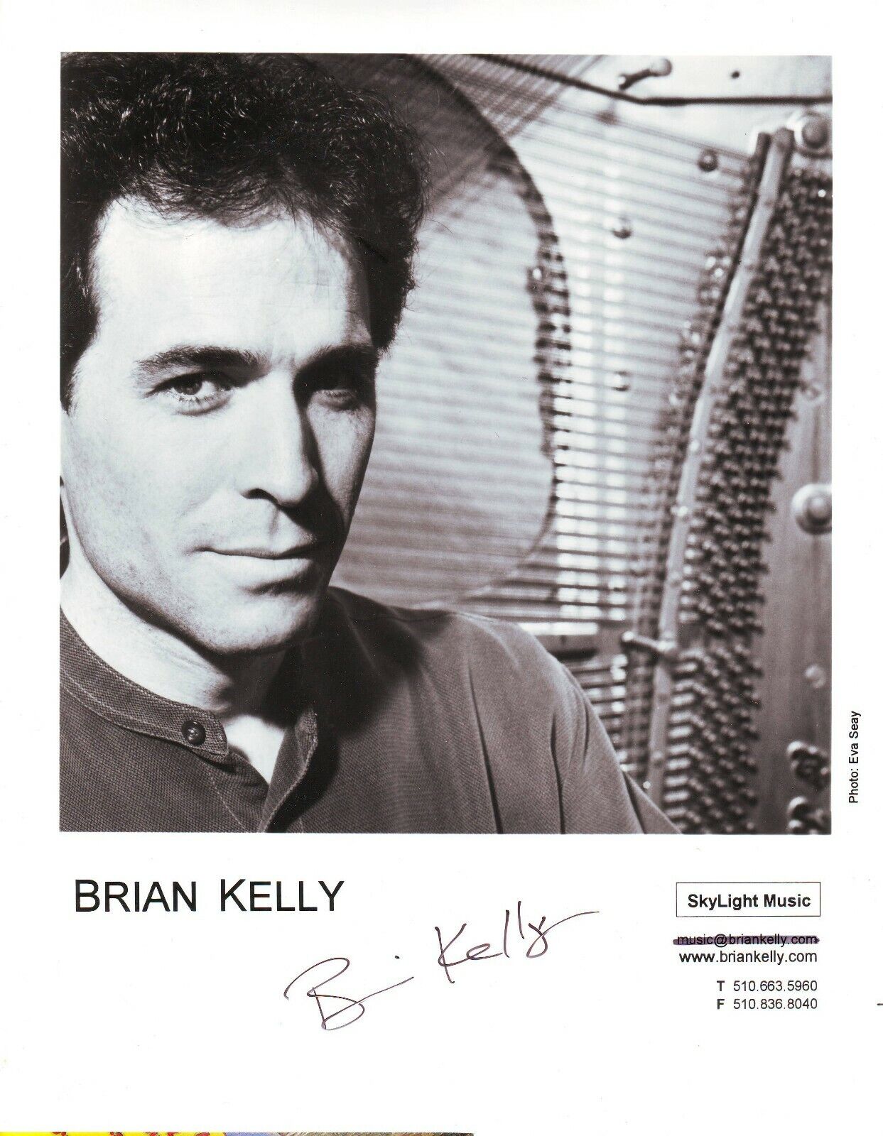 Brian Kelly (20X25 cm) Original Autographed Photo Poster painting