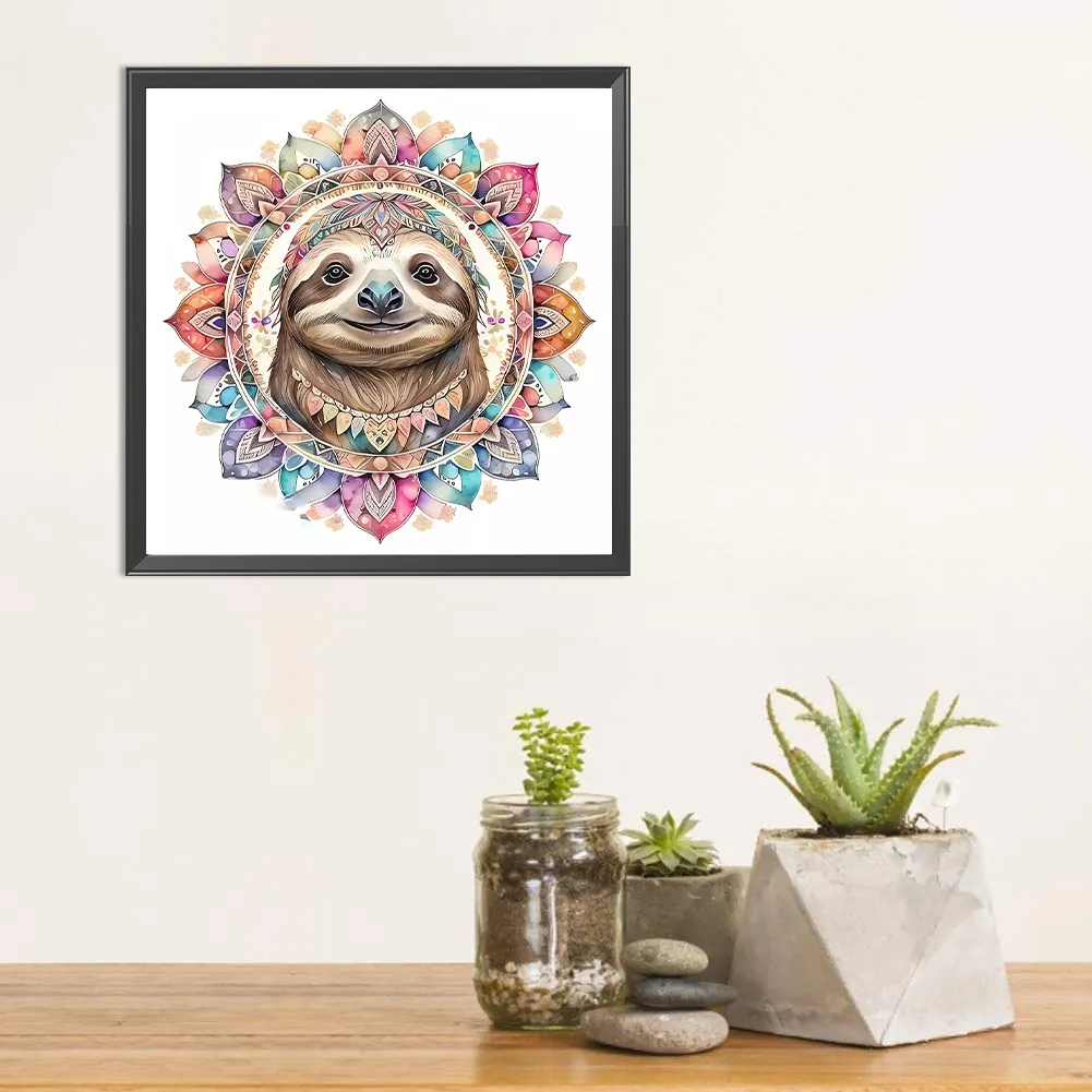 Diamond Painting - Full Square Drill - Sloth(Canvas|35*35cm)