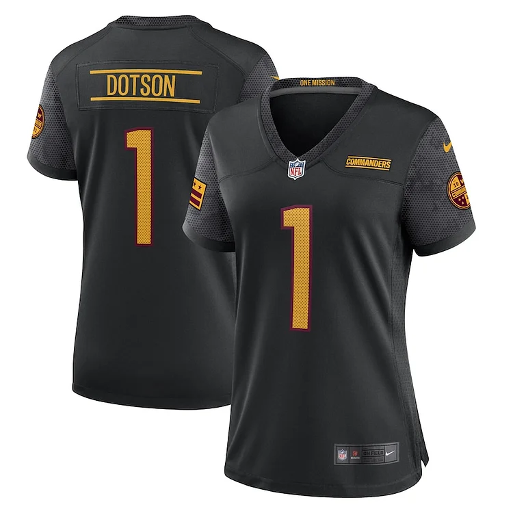 Jahan Dotson Washington Commanders Nike Women's Alternate Game Jersey - Black