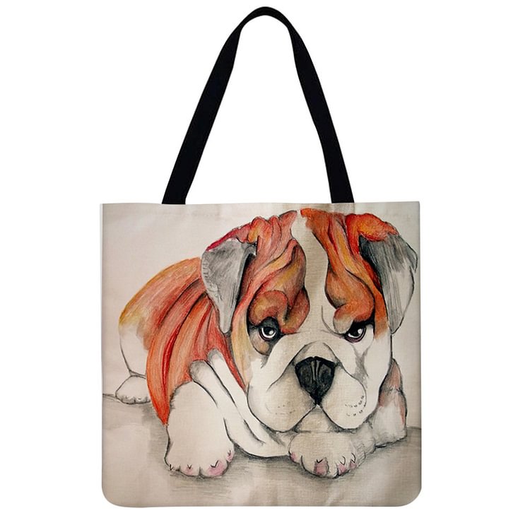 【Limited Stock Sale】Method Dog Fighting - Linen Tote Bag