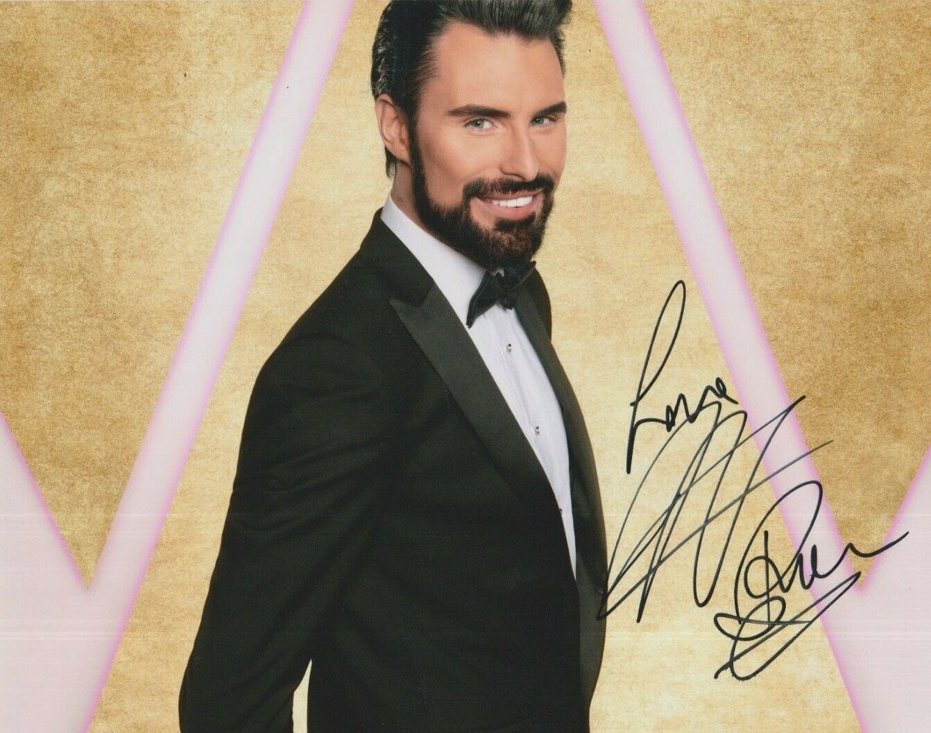 Rylan Clark **HAND SIGNED** 8x10 Photo Poster painting ~ Strictly Come Dancing It Takes Two