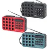 Mini Portable FM Radio BT Wireless Speakers Solar Charging FM Radio Receiver