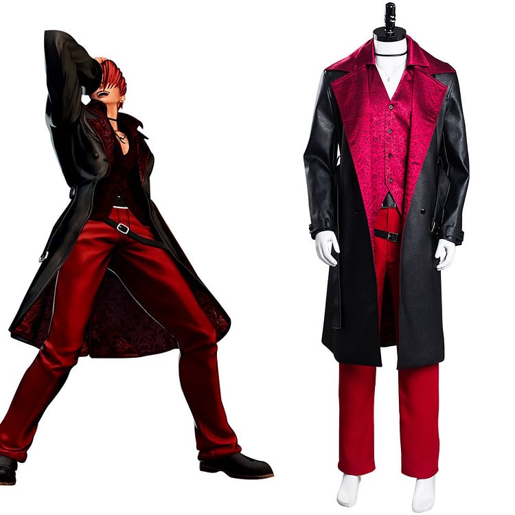 The King of Fighters XV - Iori Yagami Cosplay Costume Outfits Halloween Carnival Suit