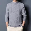 Turtleneck solid color sweater