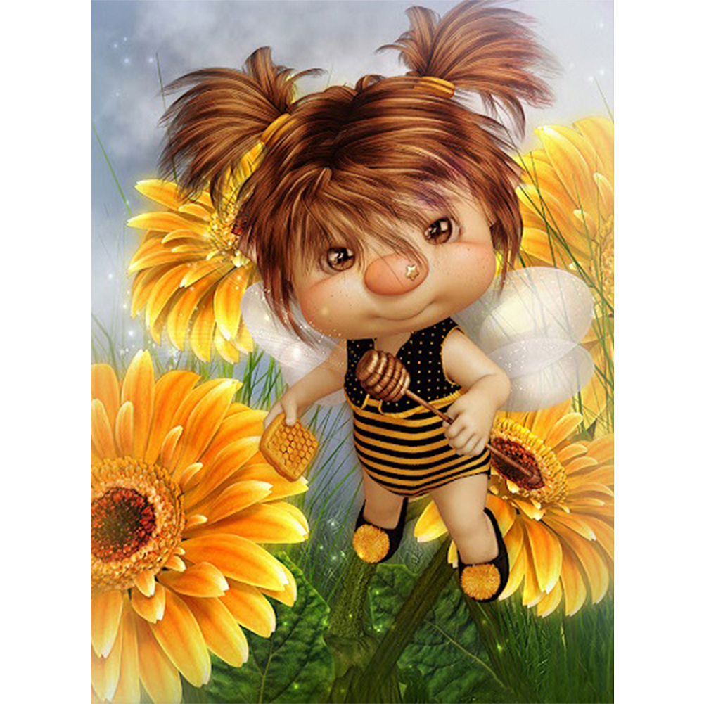 Lovely Baby 11CT pre-stamped canvas(40*50cm) cross stitch