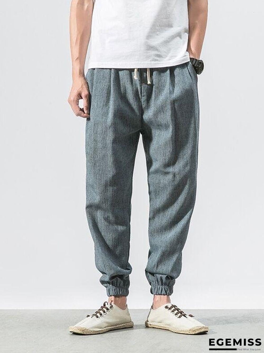 Men Casual Harem Pants Jogger Fitness Trousers | EGEMISS