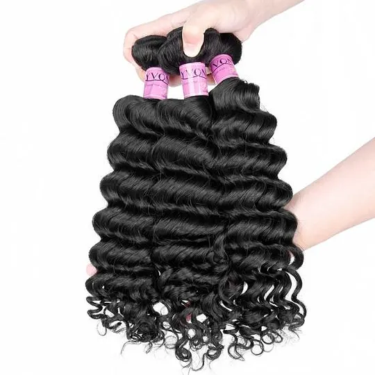 Yvonne Platinum Grade Deep Wave Brazilian Virgin Human Hair Extension
