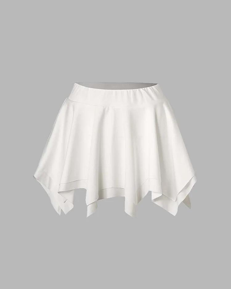 Venus Pearl Asymmetric Skirt