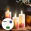 3.7V Flame LED PCB with Battery Box Realistic Flickering Effect Flame Lamp Wick