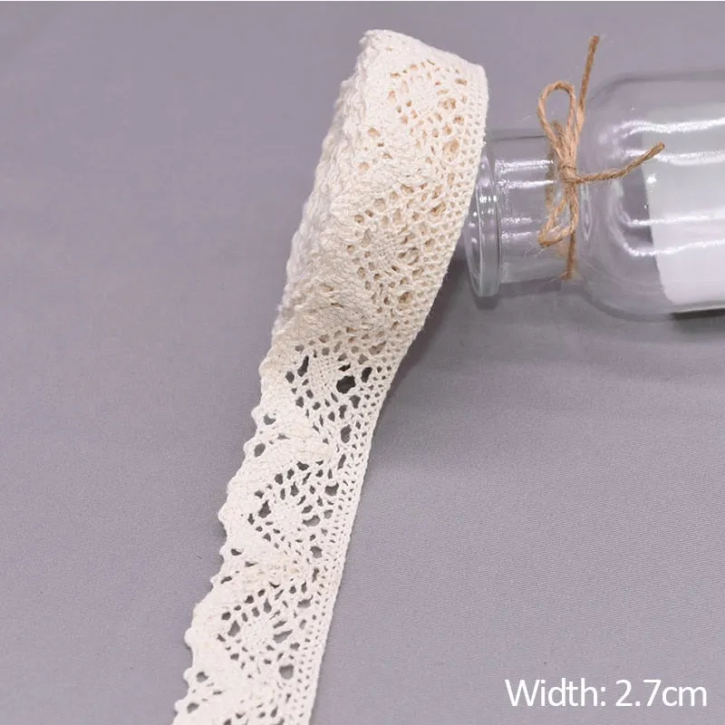 5/10Yards Gold Lace Trim Ribbon Curve Lace Fabric Sewing Centipede Braided Lace Wedding Craft DIY Clothes Accessories Home Decor