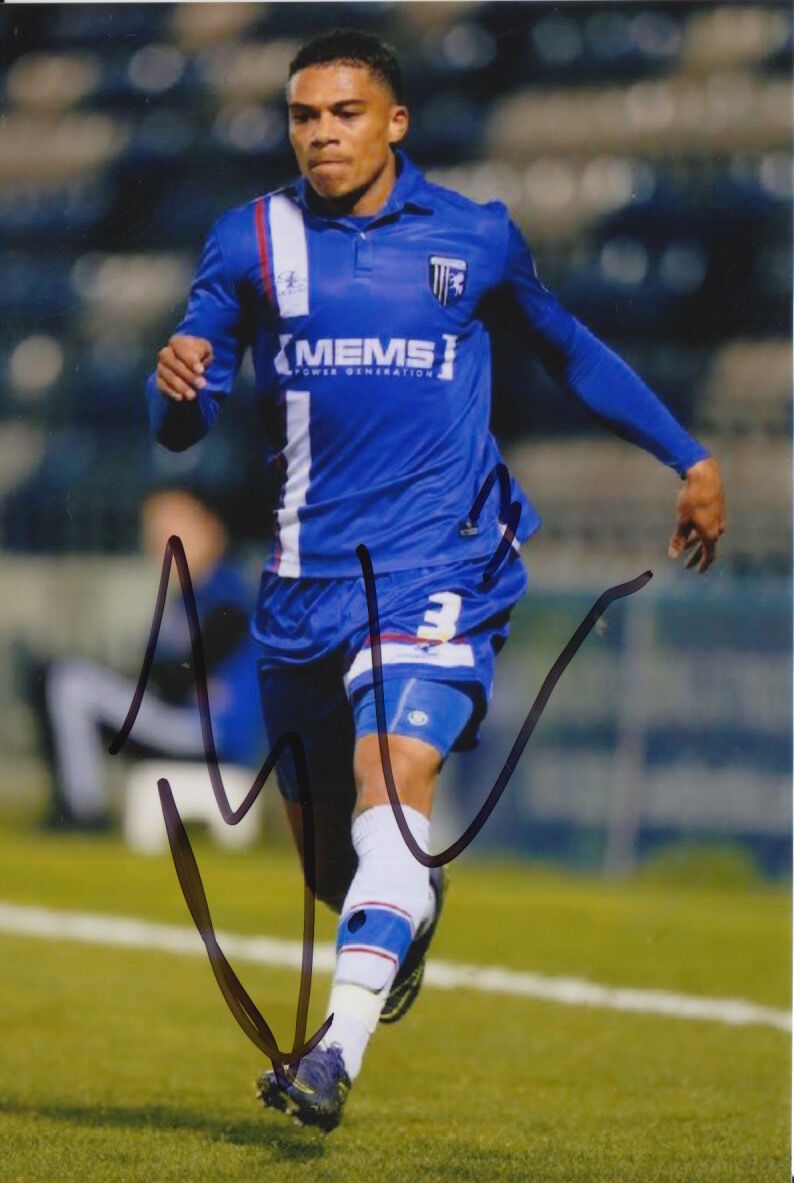 GILLINGHAM HAND SIGNED BRADLEY GARMSTON 6X4 Photo Poster painting 1.