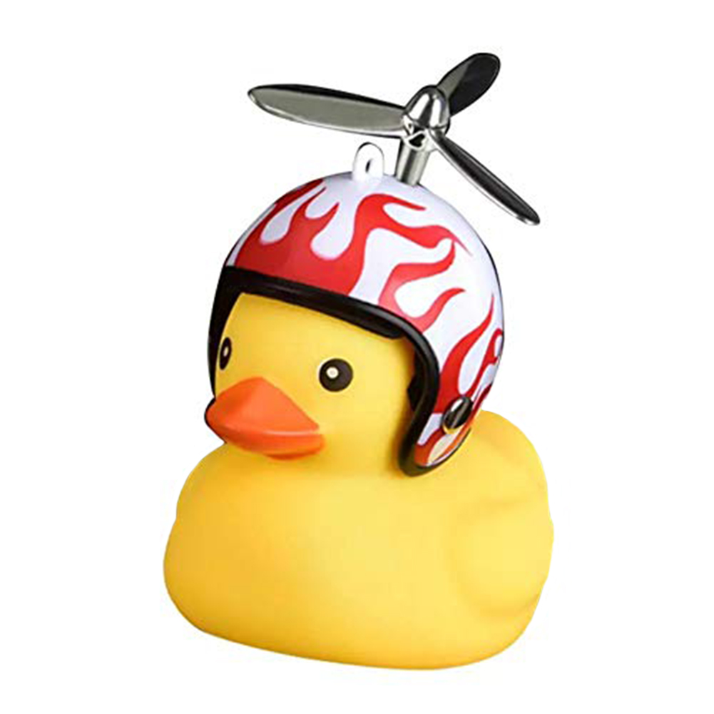 

Bicycle Duck Bell w/Light Broken Wind Small Yellow Duck Bike Motor Helmet, 501 Original