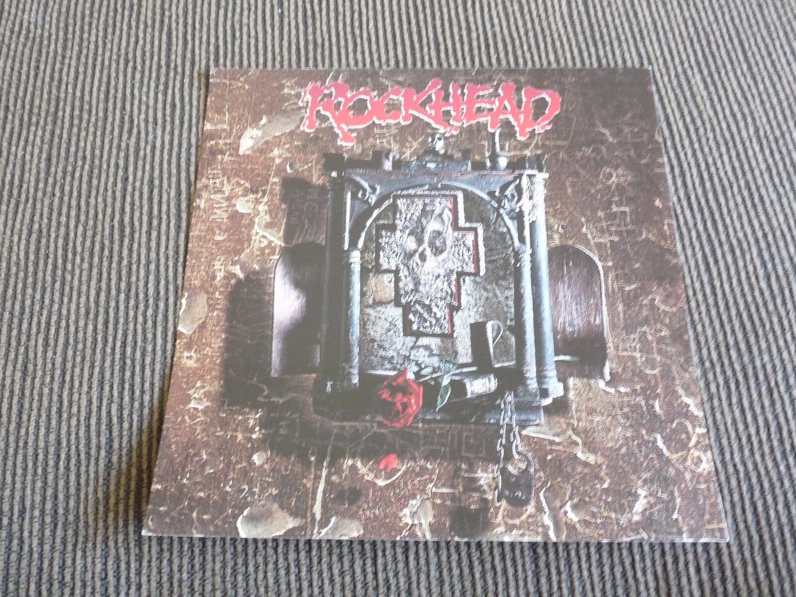 Rockhead Glam Metal Band 1992 Promo Lp Photo Poster painting Poster Double Sides Flat 12x12 RARE