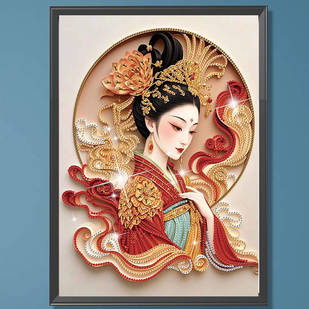 Diamond Painting - Partial Special Shaped Drill - Royal Consort(Canvas|30x40cm)