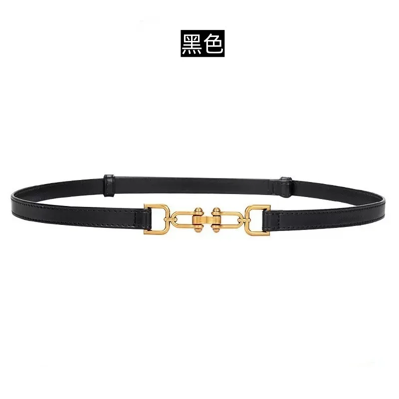 Nigikala Nigikala Women's Delicate High-End Front Buckle With Belt Knitted Dress