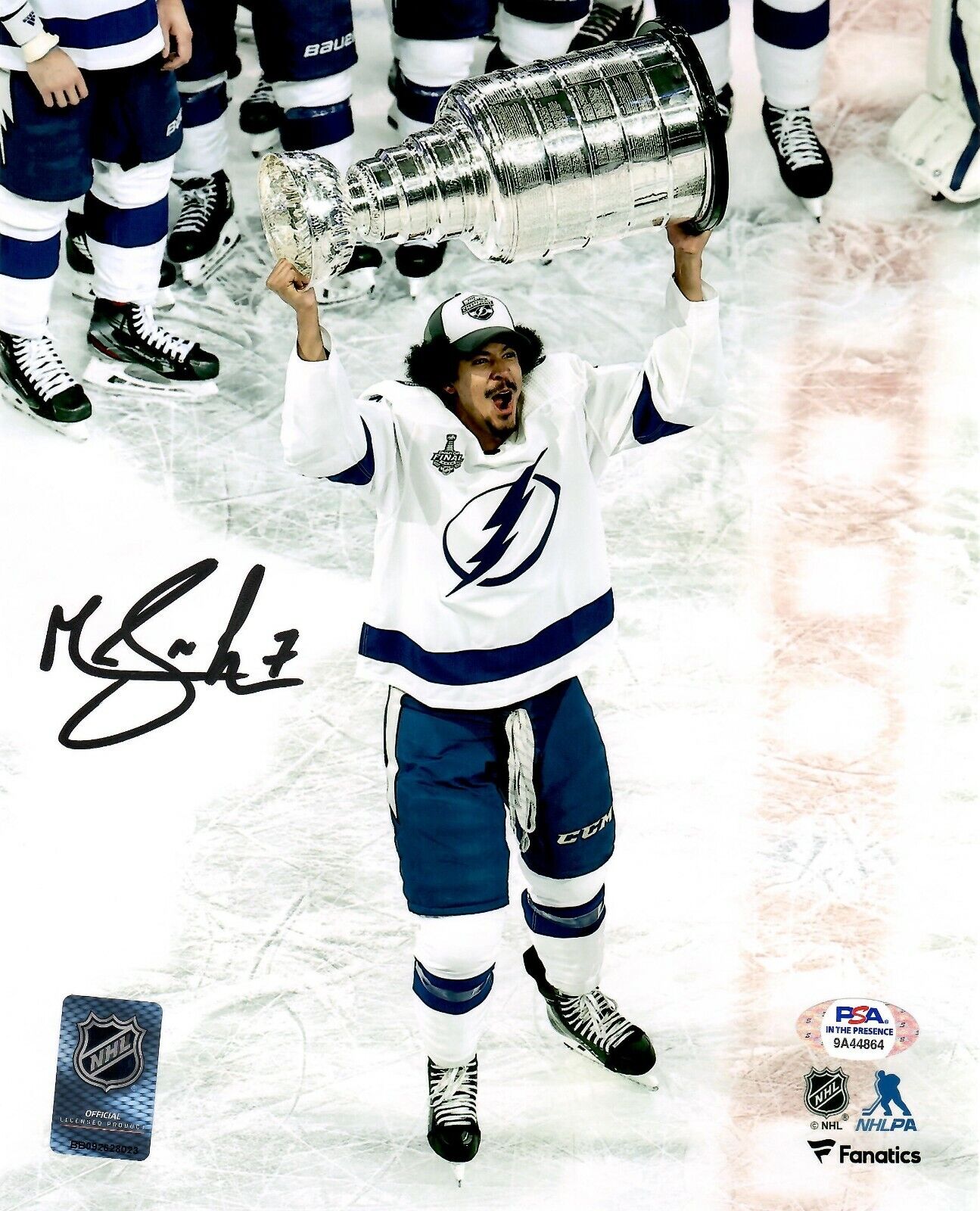 Mathieu Joseph autographed signed 8x10 Photo Poster painting NHL Tampa Bay Lightning PSA COA