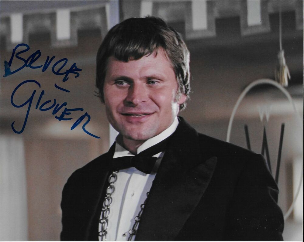 Bruce Glover Bond 007 Original Autographed 8X10 Photo Poster painting (slightly smudged) SP