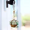 6 PCS Garden Daisy Double Sided - 5D DIY Keychain