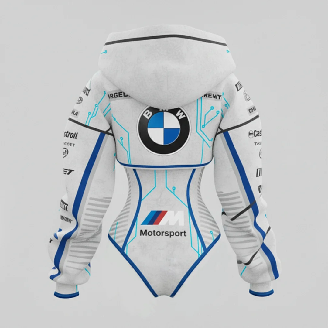 2026 New Women's Racing Team Logo Digital Print Irregular Cut Suit