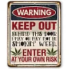 Warning - Vintage Metal Signs(12*16Inch) - Warning