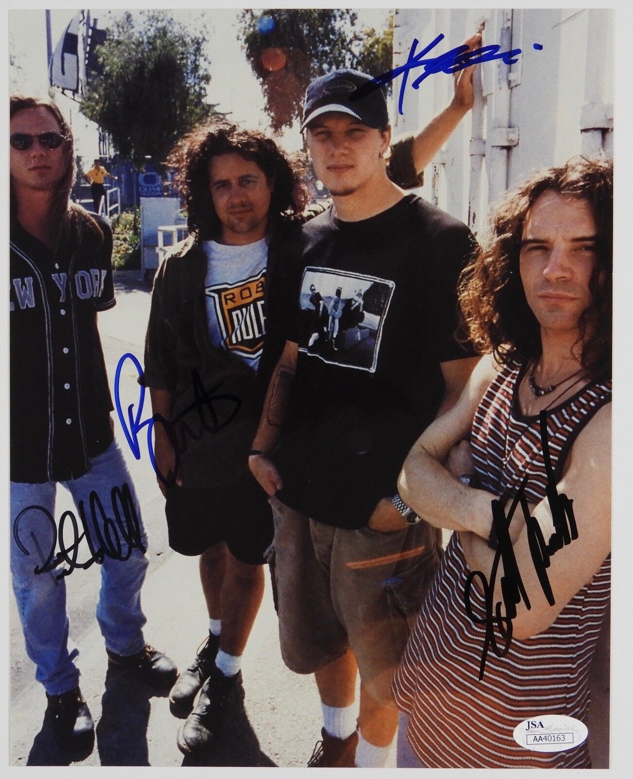 Candlebox Signed Autograph Full Band JSA 8 x 10 Photo Poster painting Peter Klett Scott Mercado