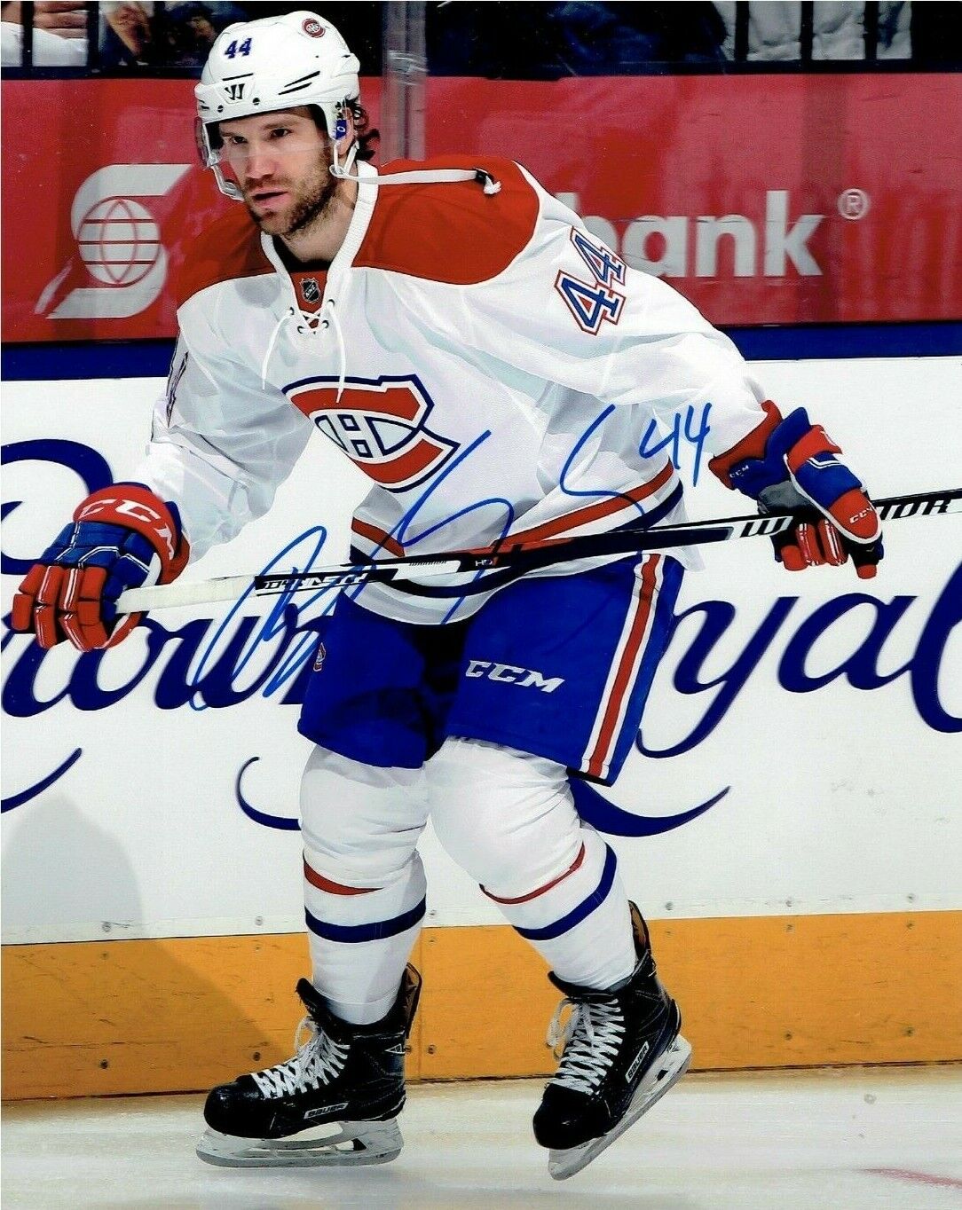 BOBBY FARNHAM autographed SIGNED MONTREAL CANADIENS 8X10 Photo Poster painting