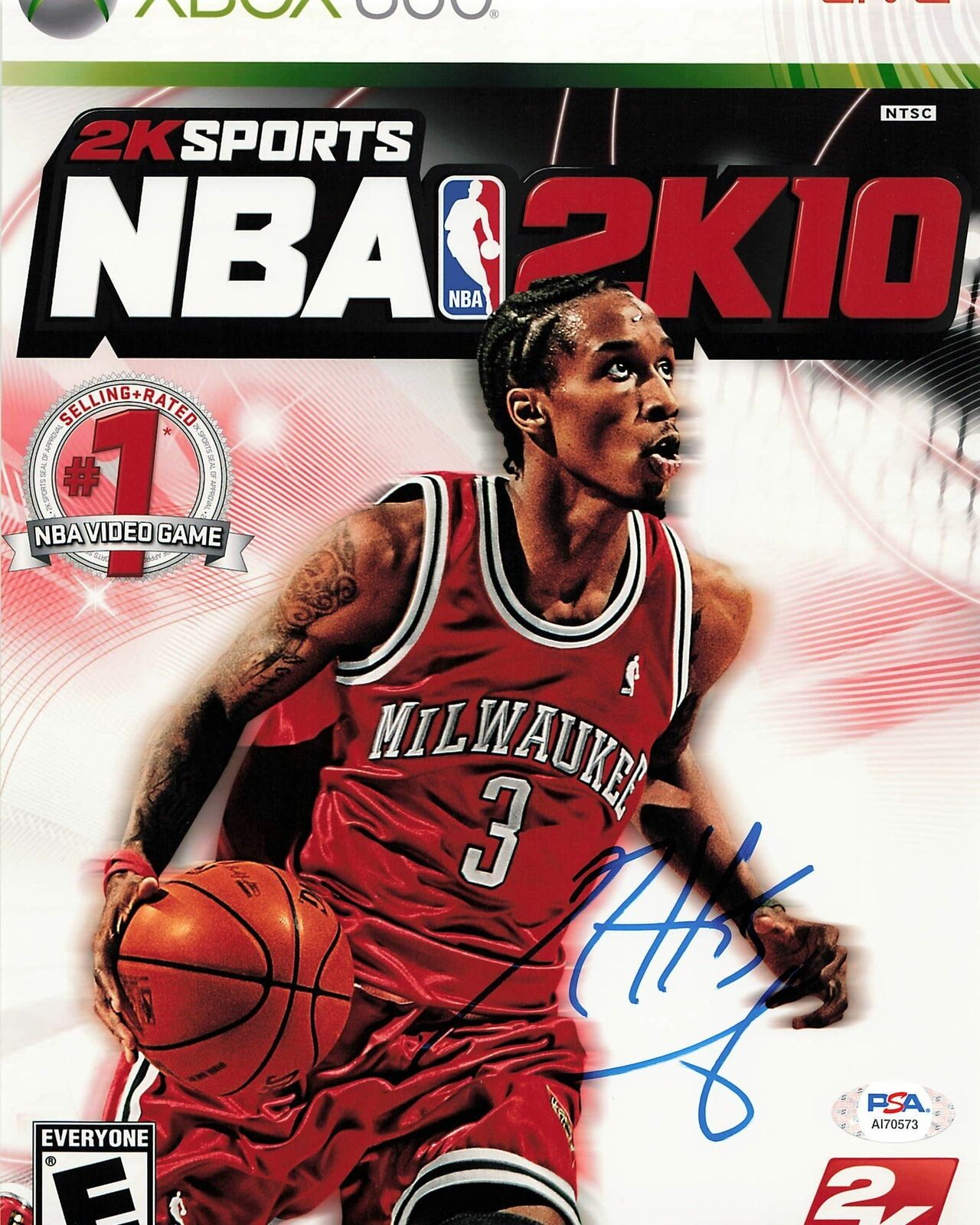 Brandon Jennings signed 8x10 Photo Poster painting PSA/DNA Milwaukee Bucks Autographed