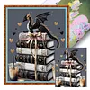 Black Dragon Book-11CT Stamped Cross Stitch 40*50cm tapestrymarket