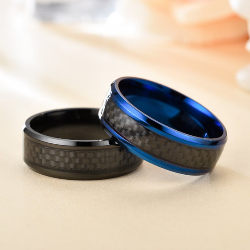 Fashion Carbon Fiber Ring