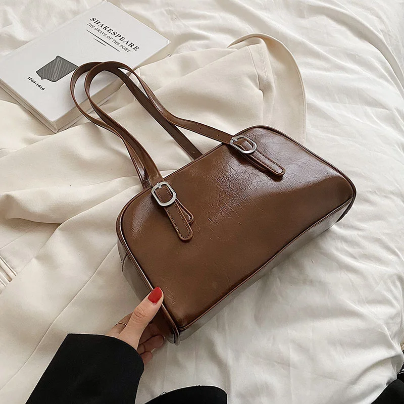 Vintage One Shoulder Pillow Bag