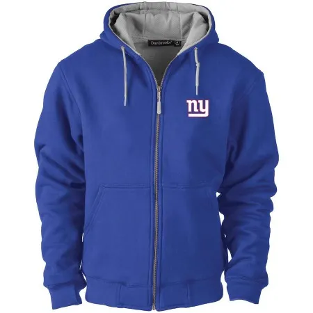Men's New York Giants Blue Pullover Hoodie 8ZOP