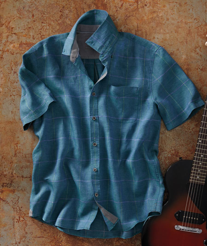 Men's Retro Posing Short Sleeve Shirt