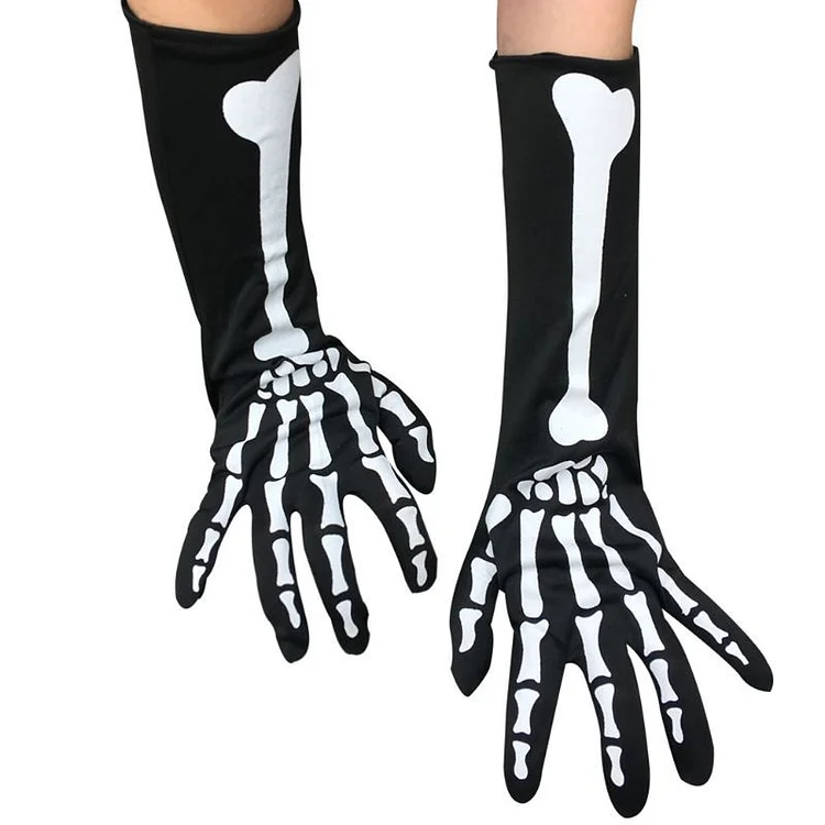 Halloween Costumes Horror Skeleton Ghost Socks Gloves Suit 2024 - Xpluswear
