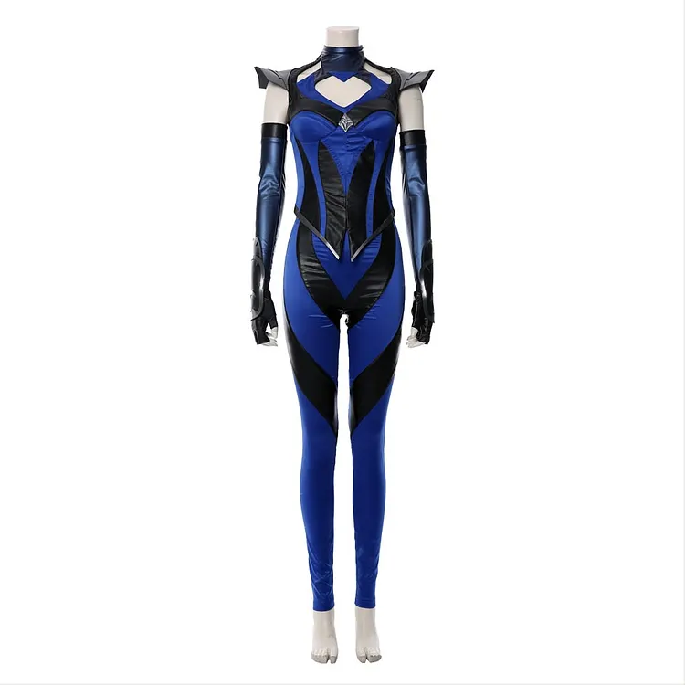 Mortal Kombat 11 Kitana Outfit Halloween Carnival Suit Cospaly Costume