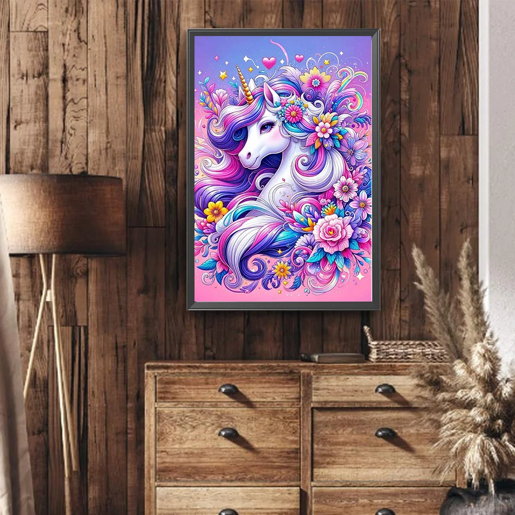 Diamond Painting - Full Round Drill - Unicorn(Canvas|40*60cm)