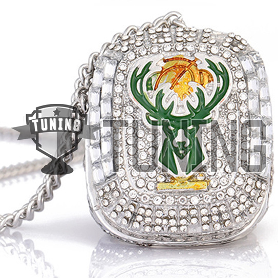 Milwaukee Bucks NBA Championship Ring and Pendant Replica Set (2021) - –  Rings For Champs