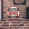Deep Rock Gasoline - Round Metal Tin Signs(12*12Inch) - Garage