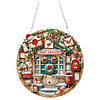 Diamond Painting Acrylic Post Office Pendant Kits for Home Wall Decor