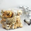 45PCS Christmas Tree Hanging Decor Balls Set