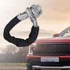 43000lbs Soft Shackle Synthetic Rope Heavy Duty Tow Shackle Strap (Light Grey)