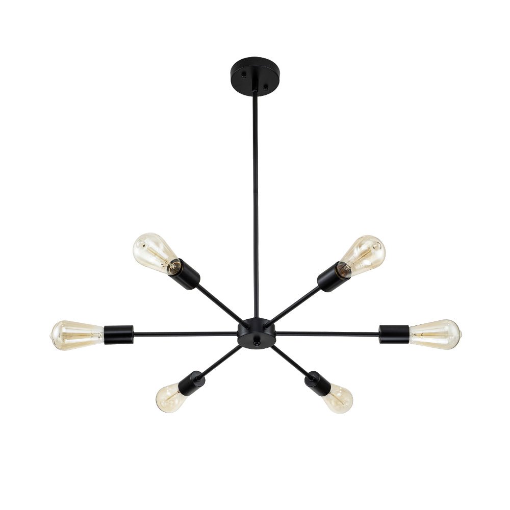 Modern Mid-Century Linear Sputnik Pendant Light