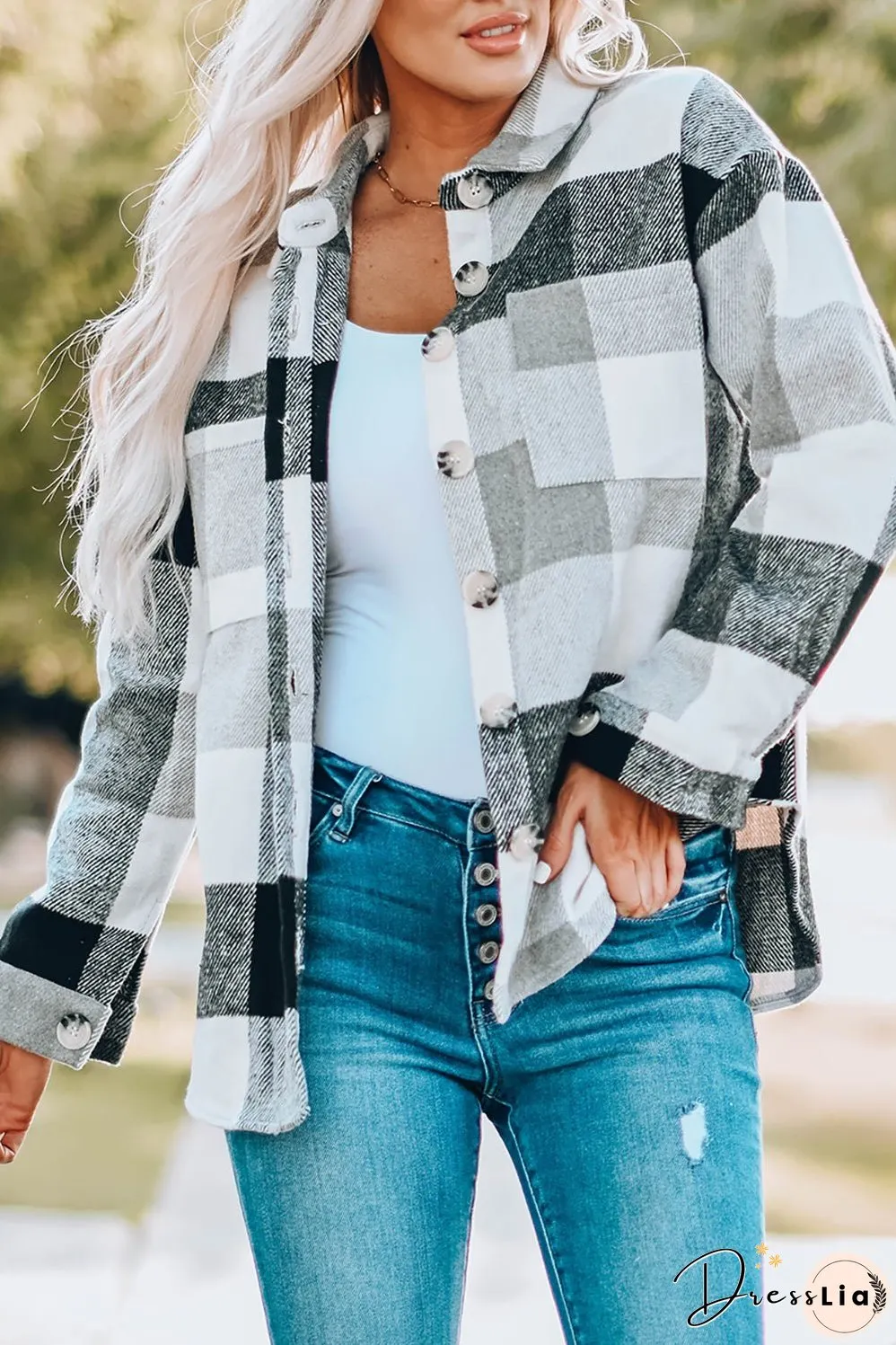 Checkered Long Sleeve Shirt